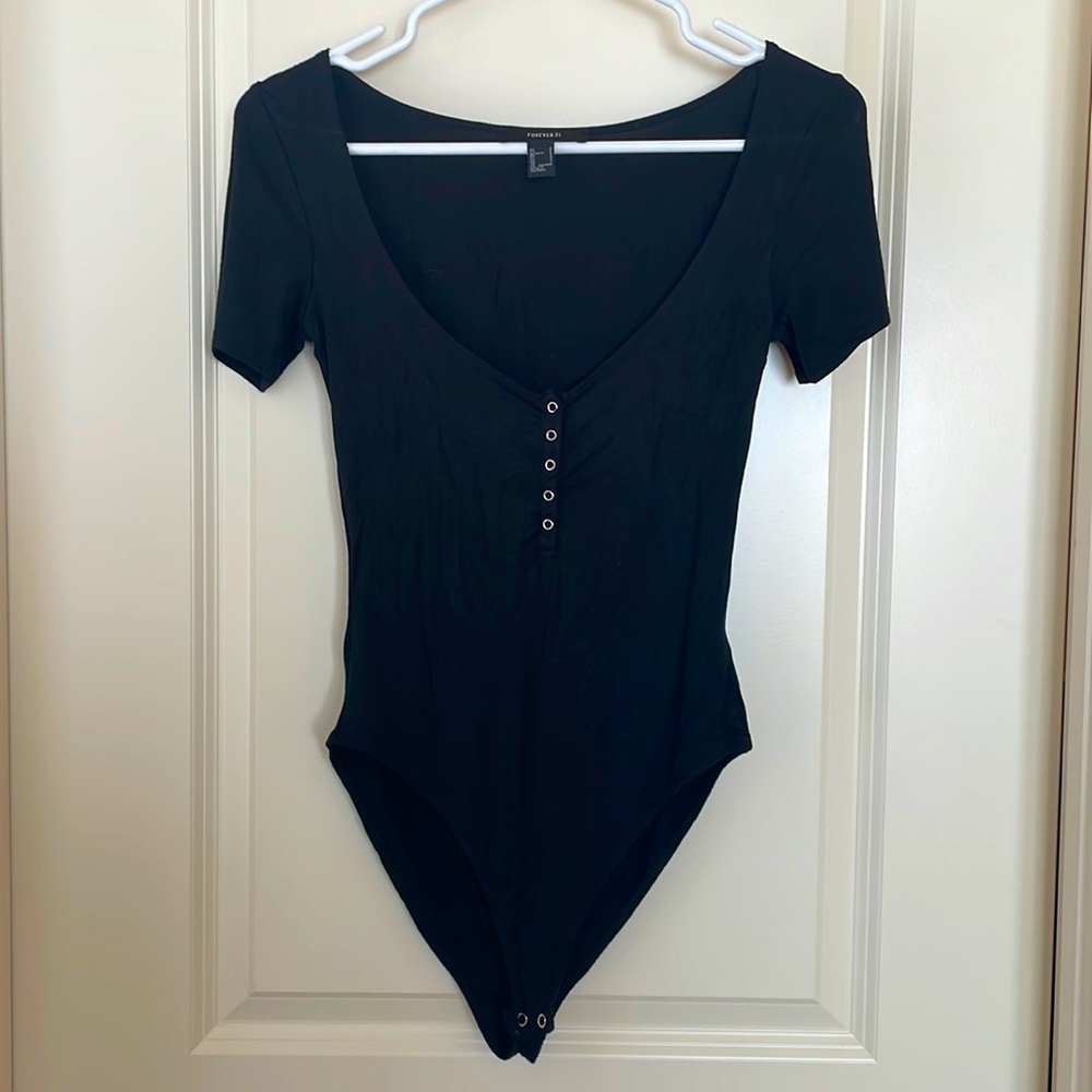 Forever 21 Black Bodysuit